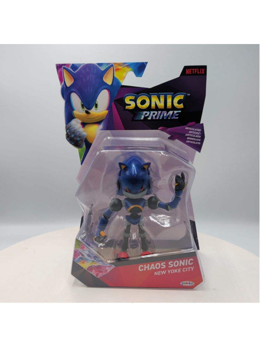 Netflix Prime Sonic The Hedgehog CHAOS SONIC New Yoke City 5" Action Figure NEW⚡